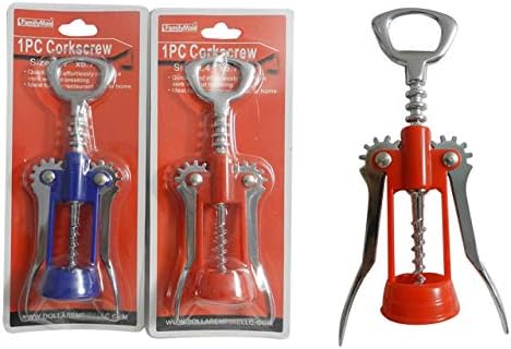 DollarItemDirect Wine Corkscrew + Bottle Opener Size: 6.75 inches Long, Case of 144