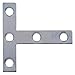 The Hillman Group 851711 3 x 3-Inch T-Plate, Zinc Plated (2)