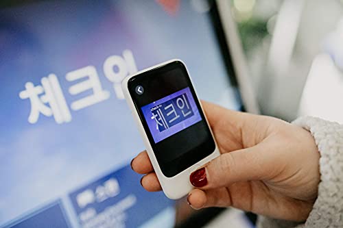 Pocketalk Model S Real Time Two-Way 82 Language Voice Translator With 2 Year Built-In Data And Text-To-Translate Camera & Hipaa Compliant/White #TOP5