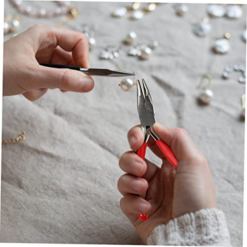Pince à bec courbé pour création de bijoux et ateliers de perlage créatifs à la maison