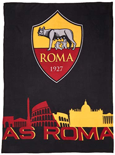 AS Roma Plaid in Pile, 100% Poliestere, One Size