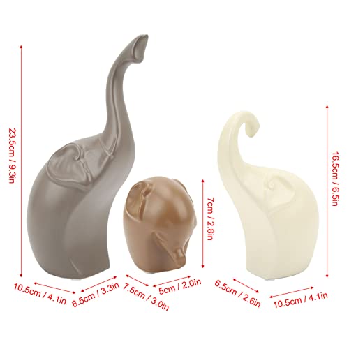 QANYEGN-3-Pezzi-Elefante-Scultura-Scultura-Moderna-in-Ceramica-Figurina-Decorativa-da-Come-Regalo-per-LUfficio-Desktop-Bookshelf