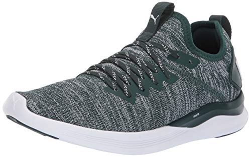 PUMA Women's Ignite Flash Evoknit Sneaker, Ponderosa Pine, 8 M US
