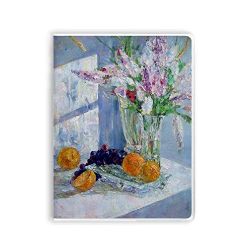 Still Life Journal carnet couverture souple motif vase de raisin A5
