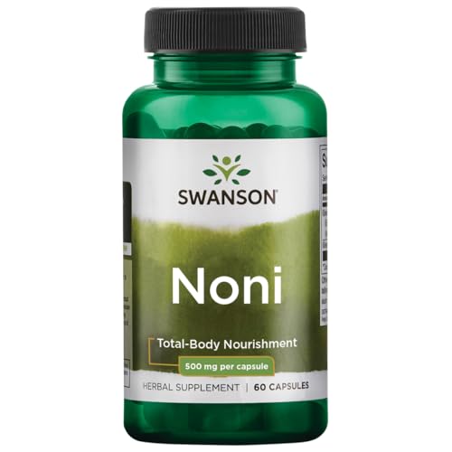 Swanson Noni 500 Milligrams 60 Capsules