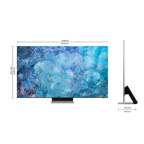 Image of Samsung 216 cm (85 inches) 4K Ultra HD Smart Neo QLED TV QA85QN90AAKXXL (Black)