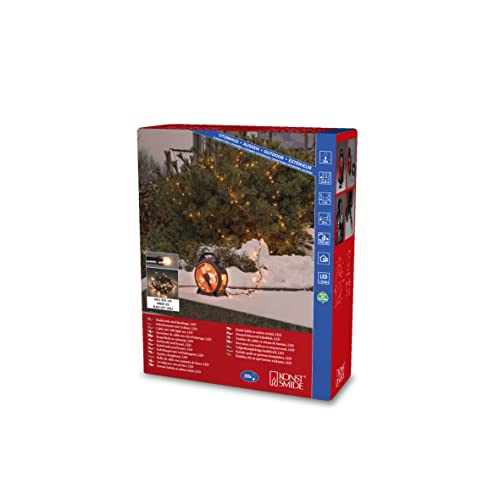 Konstsmide 3832-807 Decorazione Natalizia Nero/Rosso-image