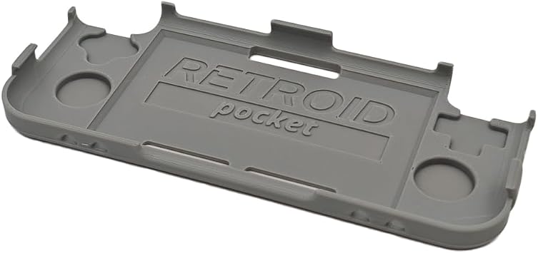 Retroid Grip for Retroid Pocket 3 Plus, Reversible Grip Protective Case, Shell Case for Retro Game Handheld Console Accessories Black
