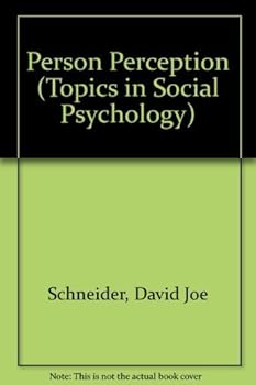 Paperback Person Perception (Addison-Wesley Series in the Life Sciences) Book