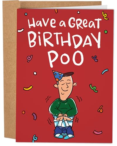 Sleazy Greetings Funny Birthday Card for Him Her - Funny Cards for Women Men - Happy Birthday Card...