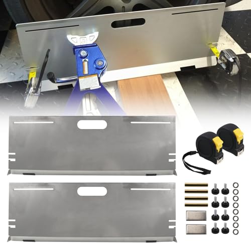 RULLINE Stainless Steel Wheel Alignment Tool Plates, 2-Pack Toe Alignment