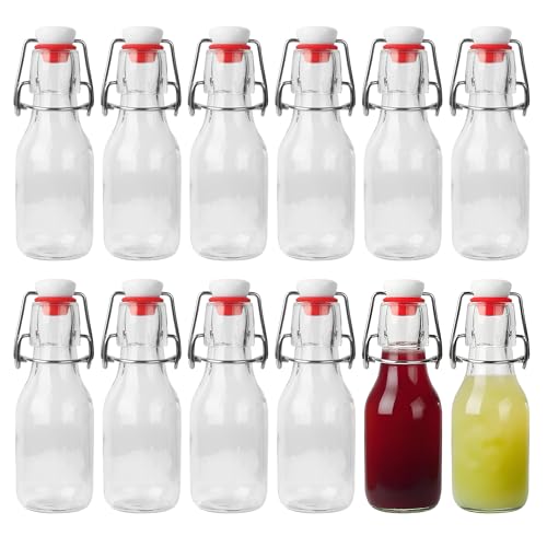 Nuangoo 12 Botellas de Cristal 100ml con Tapón...