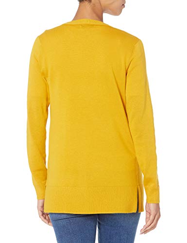 Amazon Essentials Women's Lightweight Open-Front Cardigan Sweater (Available In Plus Size), Gold, Large #TOP1