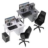 Jeu imaginatif : inspire la créativité et jeu de rôle, aidant les enfants à développer des compétences en narration et en interaction , ordinateur de jeu de simulation, table d'ordinateur de maison de poupée