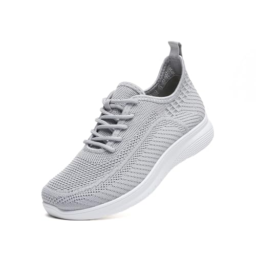 Image of Sneakers for Women Casual Lightweight Standing All Day Tennis Walking Shoes Black Non Slip Work Nursing Shoes