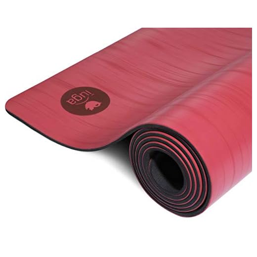 IUGA Pro Non Slip Yoga Mat, Unbeatable Non Slip Performance, Eco Friendly and SGS Certified Material for Hot Yoga, Odorless Lightweight and Extra Large Size, Free Carry Strap