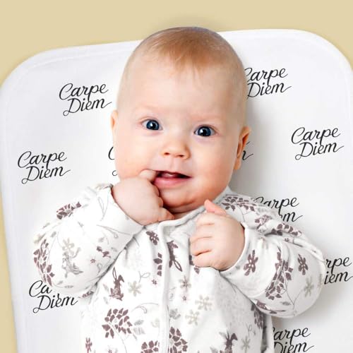 Azeeda 'Carpe Diem' Baby Burp/Wash Cloth (BC00030687)2