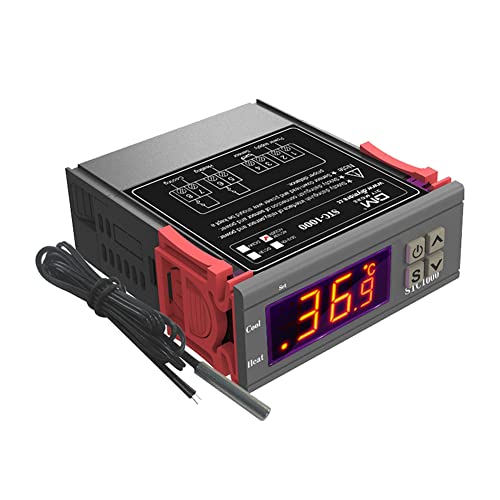 Controlador de Temperatura Digital Regulador de Temperatura Inteligente Suporte Frigorífico Aquecime