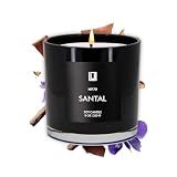 Lulu Candles | Santal | Luxury Scented Soy Jar Candle | Hand Poured in The USA | Highly Scented & Long Lasting (9 Oz.)