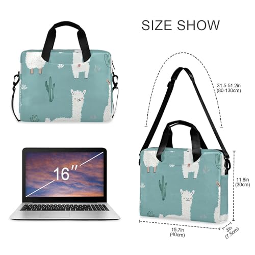 Funda para portátil ALZA Llama Animal Cute 13-15.6 pulg miniatura 4