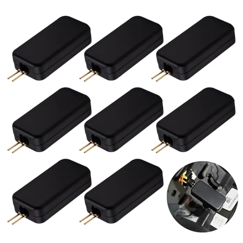 8 Piezas Herramienta DiagnóStico DeteccióN Fallas Resistencia SRS Herramientas de Diagnóstico de Emulador de Airbag Herramienta DeteccióN Simulador Airbag Coche Simulador Airbag Universal Coche, Negro
