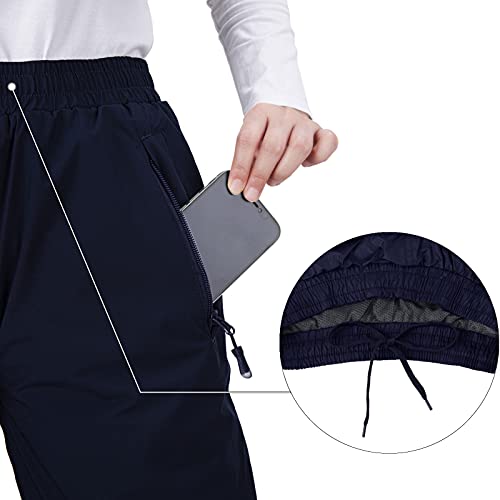 33,000ft Regenbroek voor dames, waterdicht, ademende fietsbroek, lichte wandelbroek, winddicht, outdoor, trekkingbroek - Afbeelding 6