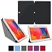 rooCASE Samsung Galaxy Tab Pro 10.1 / Note 10.1 2014 Edition Case - Origami Slim Shell 10.1-Inch 10.1" Cover with Landscape, Portrait, Typing Stand - BLACK (With Auto Wake / Sleep Smart Cover)