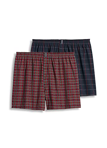 Jockey Men's Underwear Big Man Full Cut 5" Boxer - 2 Pack4