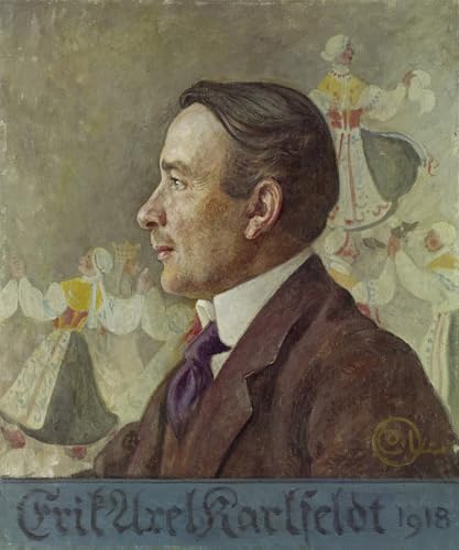 Affiche de Arts Erik Axel Karlfeldt par Carl Larsson Toile Salon 60x90cm