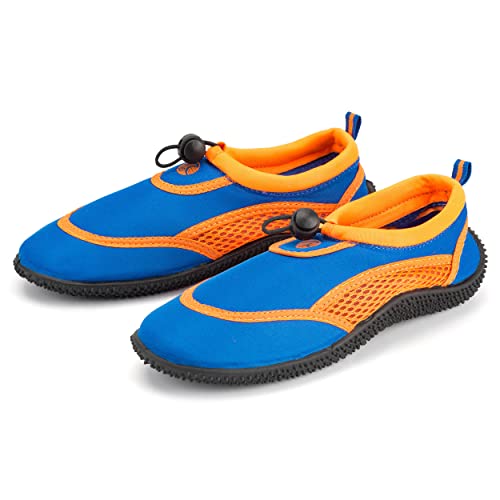 Undercover - Undercover Kids Toggle Aqua Shoes FWR1124 Blue/Orange Size 3