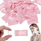 GILWUMO 60 Stück Komprimierte Handtücher, Einweg Waschpads Ideal Für Reise, Schönheit, Zuhause, Sport, Camping Und Outdoor Nutzung.