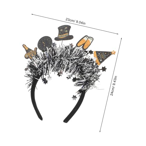 Serre-tête Nouvel An anti-douceur pour coiffure de soirée réussie - 2