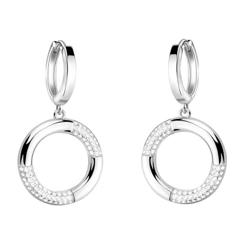 Sofia Milani - Pendientes Para Mujeres En Plata De Ley 925 - Con Circonitas - Creole De Círculo - E2336 Sofia Milani - Pendientes Para Mujeres En Plata De Ley 925 - Con Circonitas - Creole De Círculo - E2336