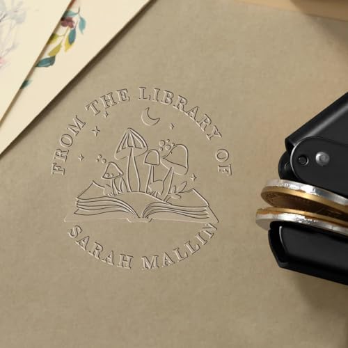 Gaufrage personnalisé de 4,3 cm, embosseur personnalisé pour livr...