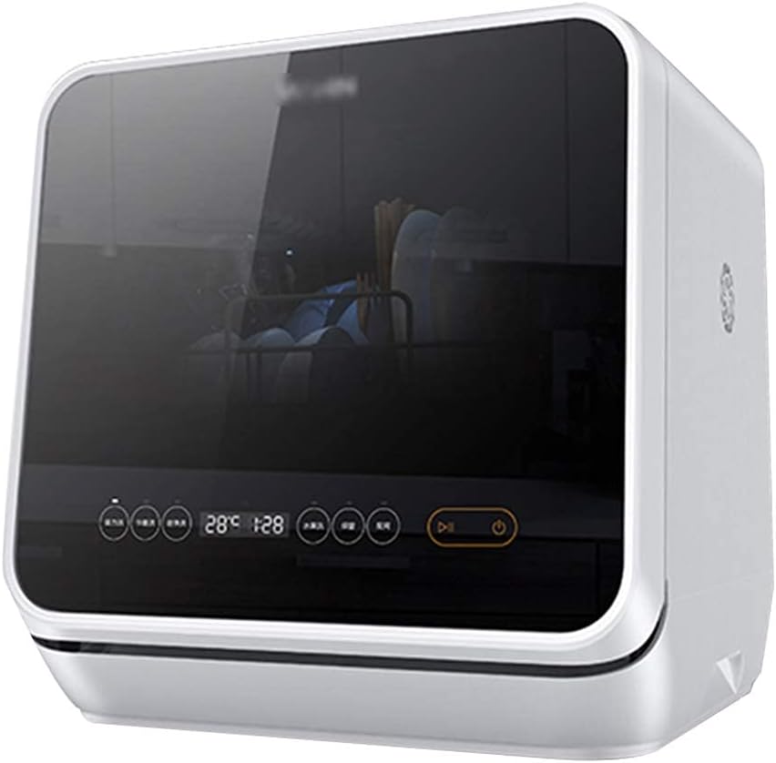 Sterilisers Mini Dishwasher Slimline Dishwasher Automatic Household Small Dishwasher 4 Kinds of Washing Programs 72℃ High Temperature Disinfection