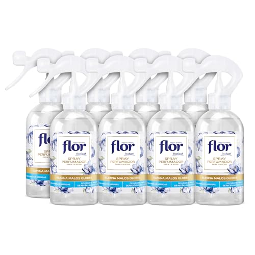 Flor Instant Perfume para la ropa, fragancia azul - pack de 8