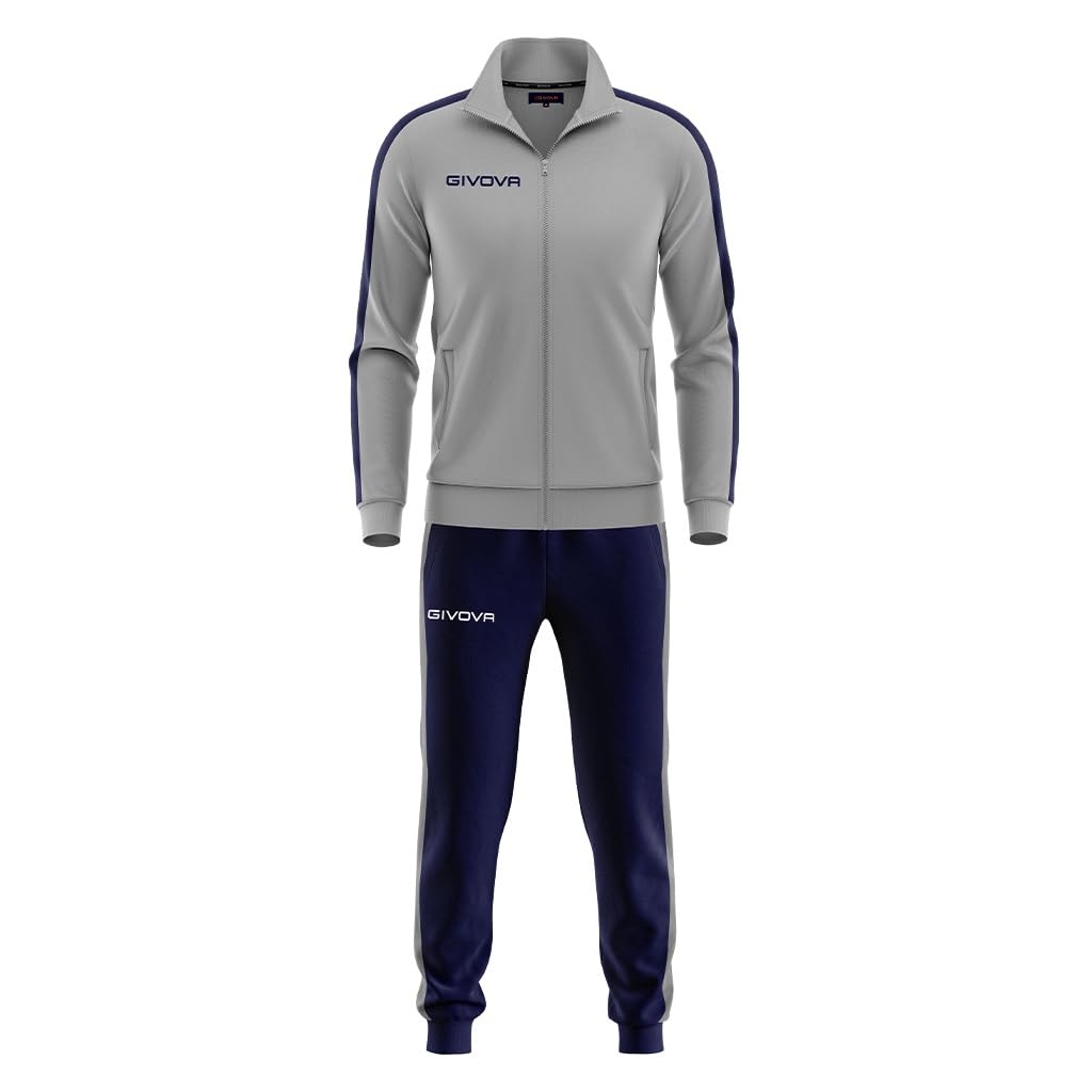 Givova TUTA Felpa Revolution TR034S_1 Men's Sports Outfit, Multi-Colour, XL