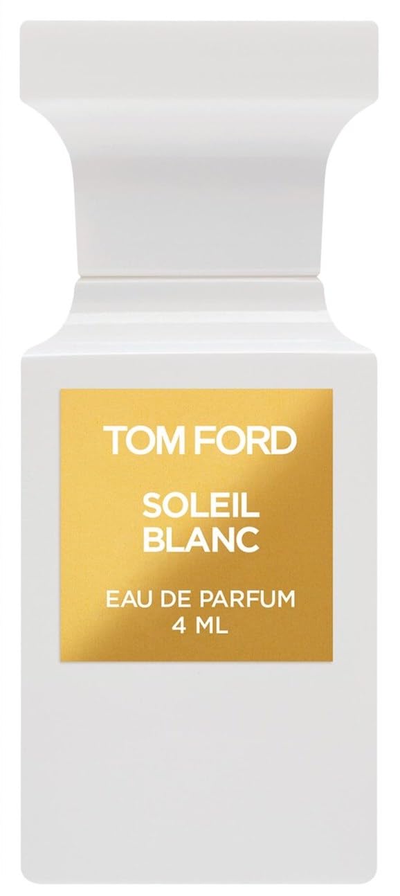 Soleil Blanc Eau de Parfum | 4 mL (0.14 fl oz) Splash Mini Bottle | Solar Floral Amber