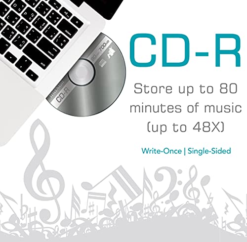Image of Maxell Slim Polycarbonate CD-Recordable, 700MB 80min, Slim Jewel Case, (Pack of 25)