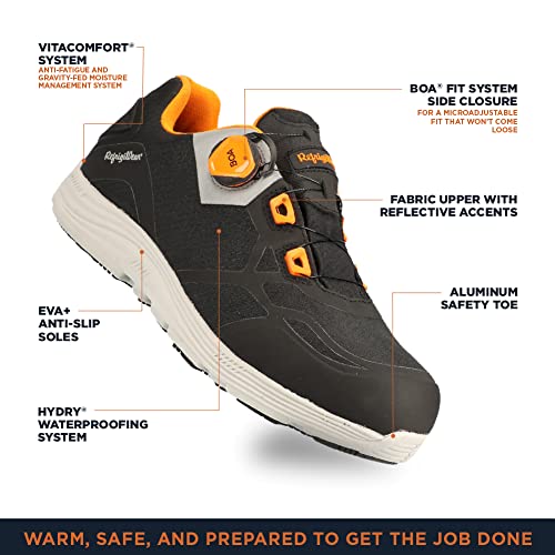 RefrigiWear Men’s FleetStride Plus Waterproof Safety Sneaker, Comfort Rating 30°F3
