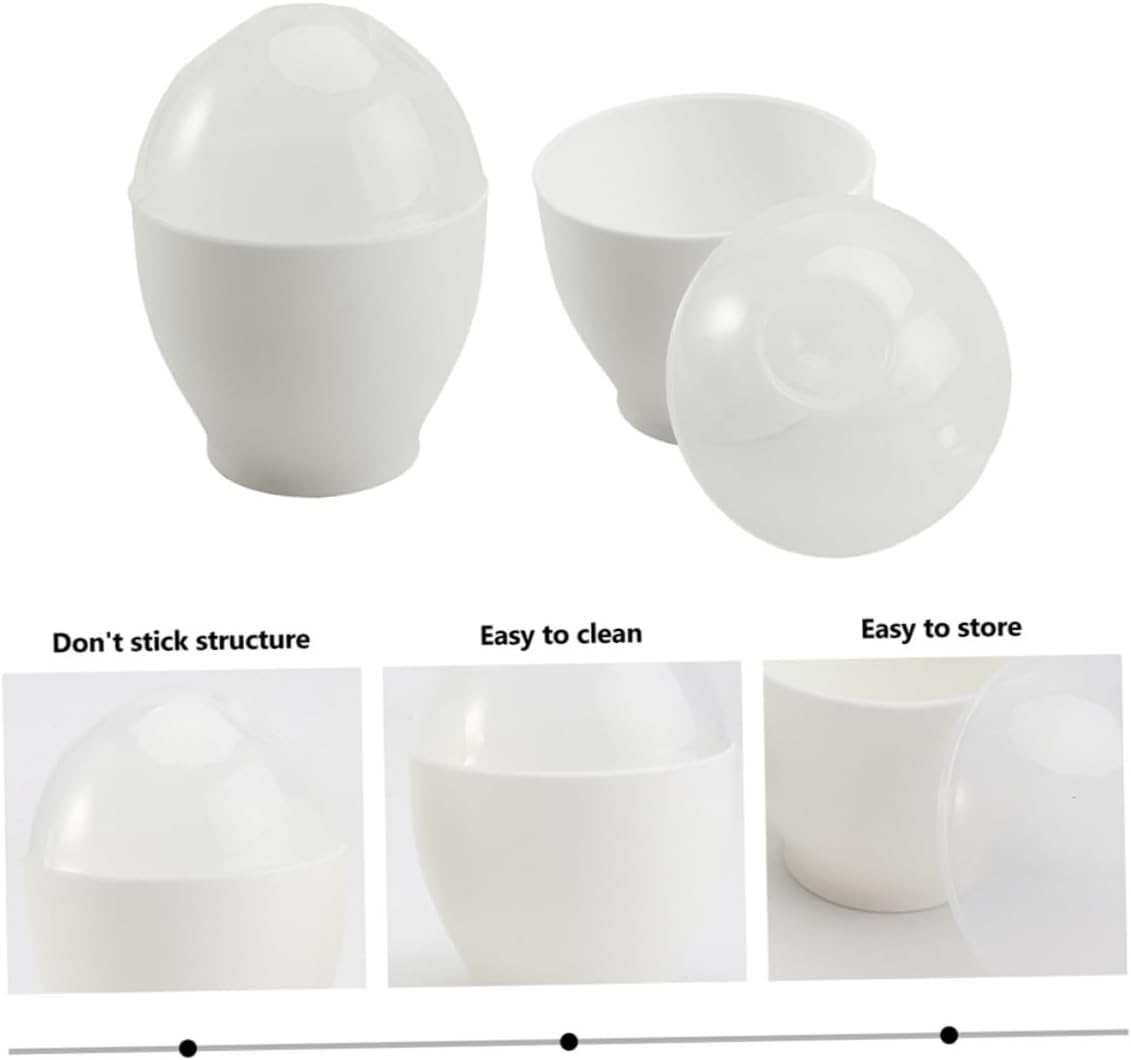 10pcs Microwave Egg Steamer Cups Steamed Egg Cooker for Home Restaurant Hotel