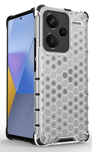 Image of Glasgow Back Case Cover Compatible with [ Mi Redmi Note 13 Pro Plus 5G ] (Stylish Design) - Transparent