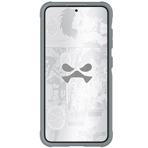 Image of Ghostek Covert Samsung Galaxy S24 Clear Case with Military Grade Shockproof Protection, Non-Slip Grip, Protective Silicone Phone Cover Designed for 2024 Galaxy S24 (6.2 inch) (Gray)