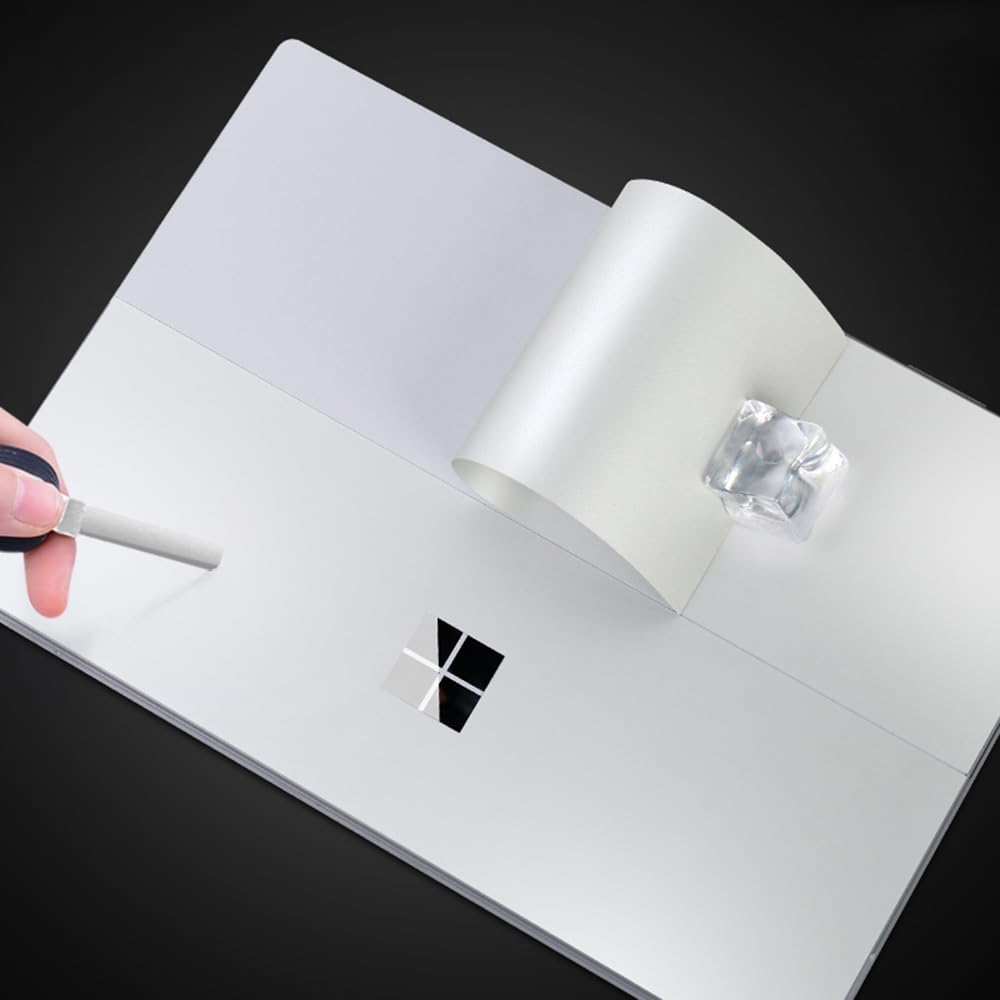 Skin Sticker Pellicola Design Compatibile Microsoft Surface Pro 7 Platinum