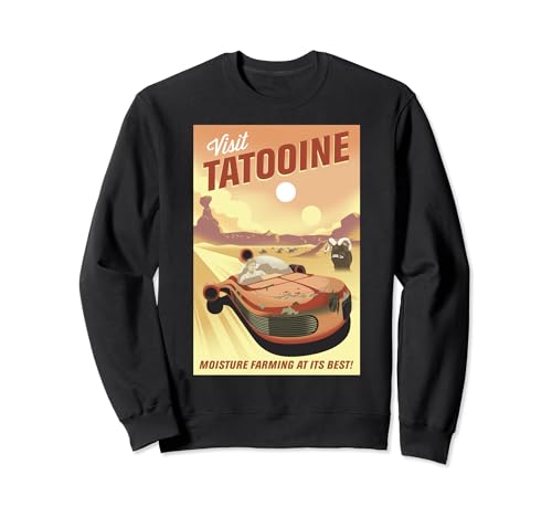 Sweatshirt Star Wars Visit Tatooine parfait pour vos soirées cinéma et moments détente