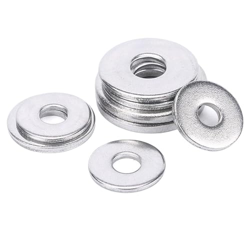 Mdingbao-シールワッシャー M1.6 M2 M3 M4 M5 M6 M8 - M30 304 Stainless Steel Flat Washer Spacer, しっかりと耐久性がある(M14x24x2.5 (10PCS))