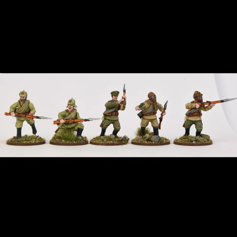 The Great War - Russian Infantry 1914-18 (35 Figures) Multi-Part Hard Plastic (HIGH Impact POLYSTYRENE) 28MM Figures - Image 4