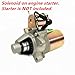 Motor Starter Solenoid for Champion 3500/4000 3550/4450 3800/4750W for DuroStar 5500W 4850W 4500W 4400W Generator for Predator 212cc Lifan 168 170 for Duromax XP7HPE for Honda GX160 GX200 Gas Engine