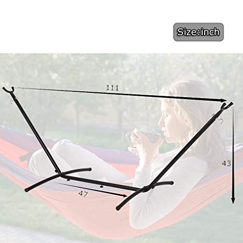Hammock Stand Portable Heavy Duty Hammock Stand Portable Steel Stand Only For Outdoor Patio Or Indoor With Carrying Case (No Hammock) #TOP6