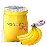 Banana Bag 2 Pcs - Banana and Fruit Holder Yellow Bag Yellow Herb Saver